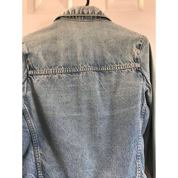 Vtg 1970's Lois Denim Jean Jacket Size S Made In Valencia Spain Bull Logo Size 4 - Picture 8 of 10